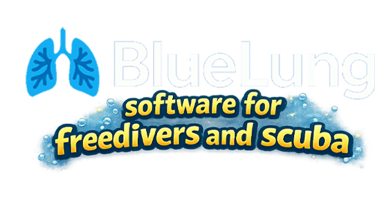 BlueLung - software for freedivers and scuba